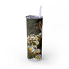 Skinny Tumbler with Straw – 20 oz Stainless Steel Cup