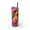Skinny Tumbler with Straw – 20 oz Stainless Steel Cup