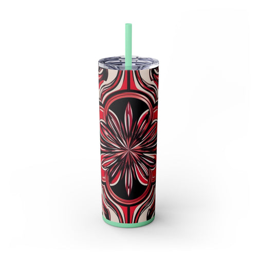 Skinny Tumbler with Straw – 20 oz Stainless Steel Cup