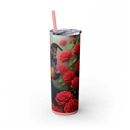 Skinny Tumbler with Straw – 20 oz Stainless Steel Cup
