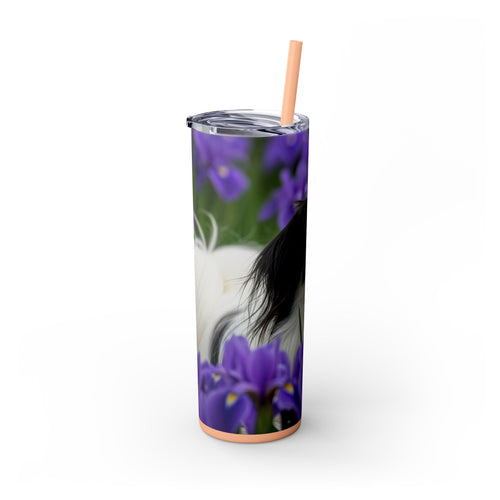 Skinny Tumbler with Straw – 20 oz Stainless Steel Cup