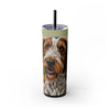 Skinny Tumbler with Straw – 20 oz Stainless Steel Cup