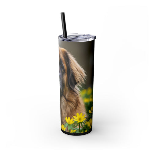 Skinny Tumbler with Straw – 20 oz Stainless Steel Cup
