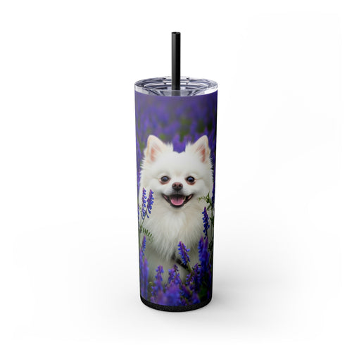 Skinny Tumbler with Straw – 20 oz Stainless Steel Cup