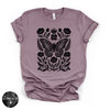 Black Butterfly Moth Fall Tee | Gothic Autumn Graphic T-Shirt
