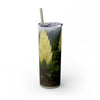Skinny Tumbler with Straw – 20 oz Stainless Steel Cup
