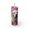 Skinny Tumbler with Straw – 20 oz Stainless Steel Cup
