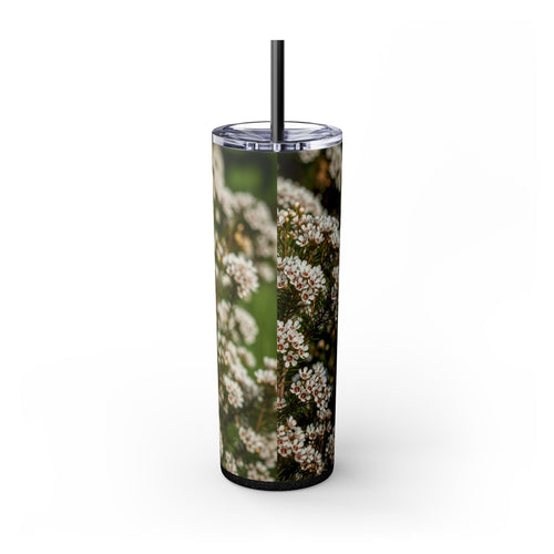 Skinny Tumbler with Straw – 20 oz Stainless Steel Cup