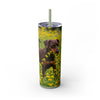 Skinny Tumbler with Straw – 20 oz Stainless Steel Cup