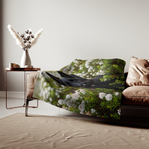 Sweatshirt Blanket – Plush Fleece Throw, 2 Size Options