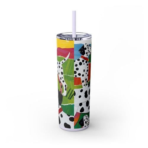 Skinny Tumbler with Straw – 20 oz Stainless Steel Cup
