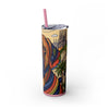 Skinny Tumbler with Straw – 20 oz Stainless Steel Cup