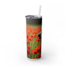 Skinny Tumbler with Straw – 20 oz Stainless Steel Cup
