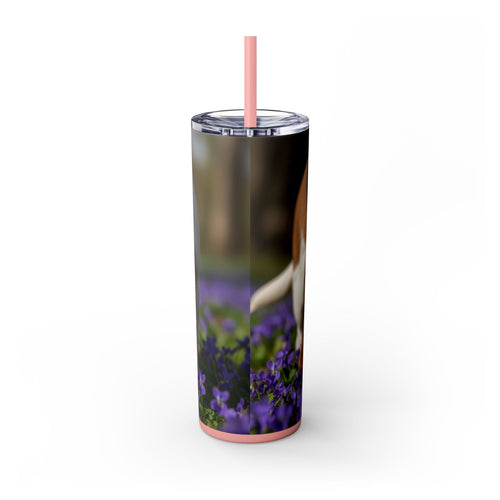 Skinny Tumbler with Straw – 20 oz Stainless Steel Cup