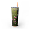 Skinny Tumbler with Straw – 20 oz Stainless Steel Cup
