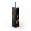 Skinny Tumbler with Straw – 20 oz Stainless Steel Cup