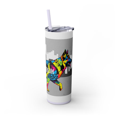 Skinny Tumbler with Straw – 20 oz Stainless Steel Cup