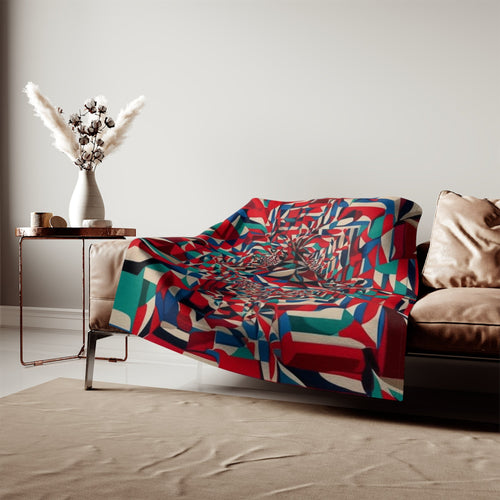 Sweatshirt Blanket – Plush Fleece Throw, 2 Size Options