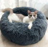 Round Small Dog Plush Bed