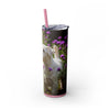 Skinny Tumbler with Straw – 20 oz Stainless Steel Cup