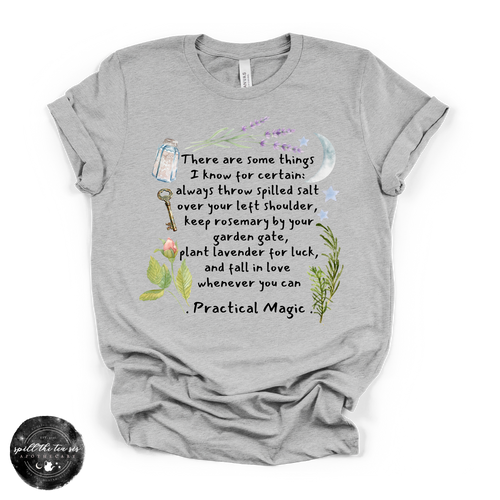 Practical Magic Quote Tee  (BLACK DESIGN) | Witchy Graphic T-Shirt