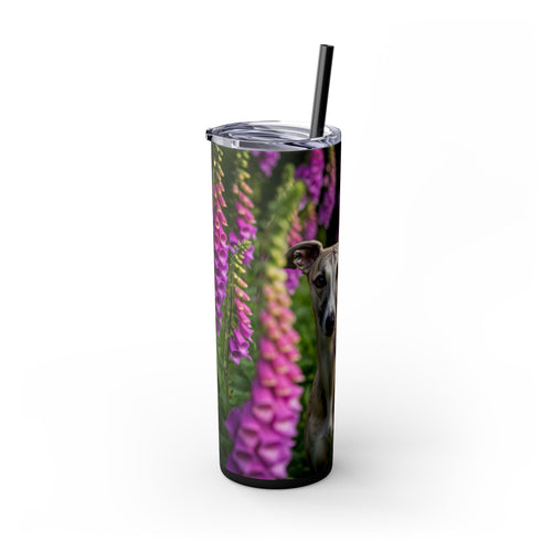Skinny Tumbler with Straw – 20 oz Stainless Steel Cup