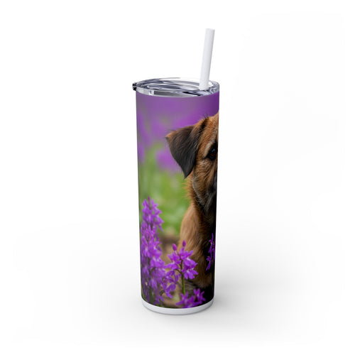 Skinny Tumbler with Straw – 20 oz Stainless Steel Cup