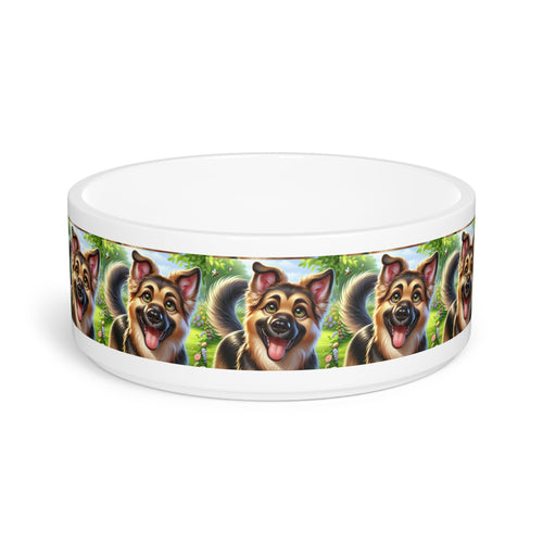 Ceramic Pet Bowl – 16 oz Dog Feeding Bowl