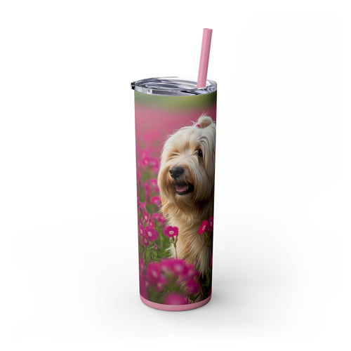 Skinny Tumbler with Straw – 20 oz Stainless Steel Cup