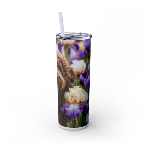 Skinny Tumbler with Straw – 20 oz Stainless Steel Cup