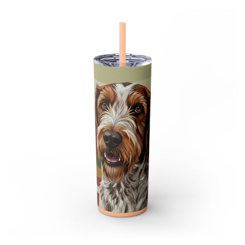 Skinny Tumbler with Straw – 20 oz Stainless Steel Cup