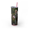 Skinny Tumbler with Straw – 20 oz Stainless Steel Cup