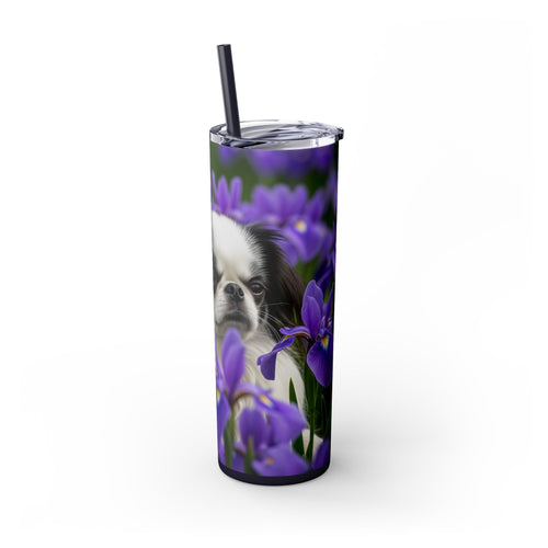Skinny Tumbler with Straw – 20 oz Stainless Steel Cup