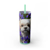 Skinny Tumbler with Straw – 20 oz Stainless Steel Cup