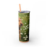 Skinny Tumbler with Straw – 20 oz Stainless Steel Cup