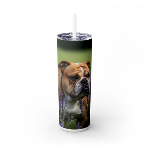 Skinny Tumbler with Straw – 20 oz Stainless Steel Cup