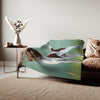 Sweatshirt Blanket – Plush Fleece Throw, 2 Size Options