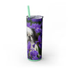 Skinny Tumbler with Straw – 20 oz Stainless Steel Cup