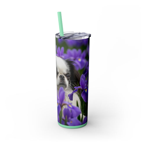 Skinny Tumbler with Straw – 20 oz Stainless Steel Cup