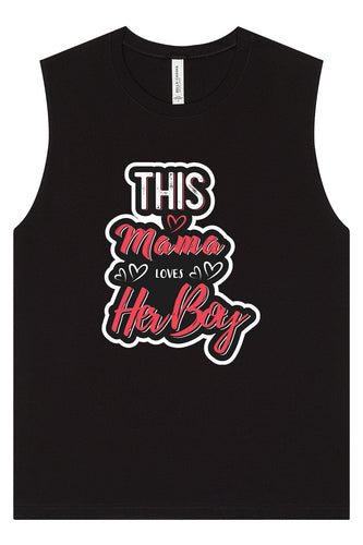 This Mama Loves Her Boy Muscle Tank
