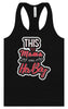 This Mama Loves Her Boy Women's Racerback Tank