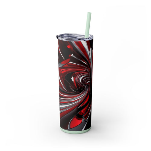Skinny Tumbler with Straw – 20 oz Stainless Steel Cup