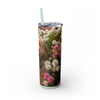 Skinny Tumbler with Straw – 20 oz Stainless Steel Cup