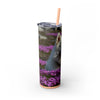Skinny Tumbler with Straw – 20 oz Stainless Steel Cup
