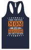 Mom and Grandma, I Rock Them Both Women's Racerback Tank