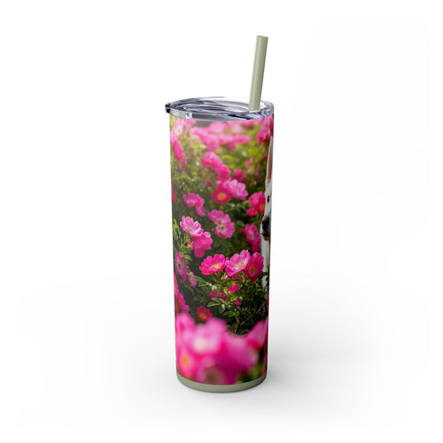 Skinny Tumbler with Straw – 20 oz Stainless Steel Cup