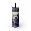 Skinny Tumbler with Straw – 20 oz Stainless Steel Cup