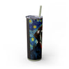 Skinny Tumbler with Straw – 20 oz Stainless Steel Cup