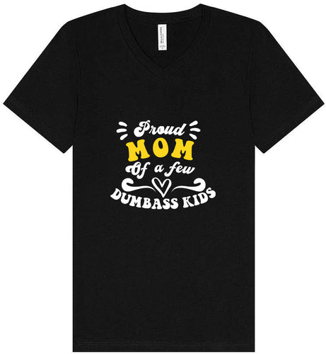Mom of Dumbass Kids Unisex V-Neck Shirt
