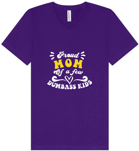 Mom of Dumbass Kids Unisex V-Neck Shirt